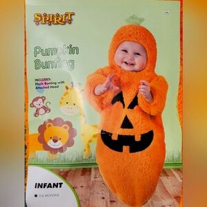 Spirit halloween infant pumpkin costume
